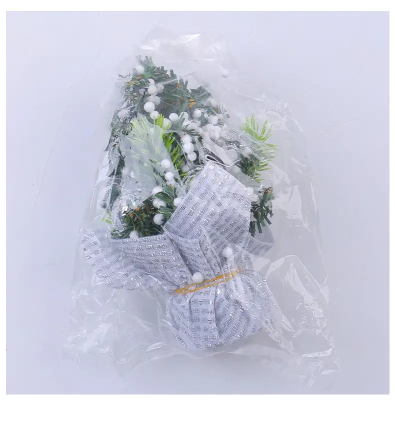 Mini Christmas Tree Decor 64g White Green 394cm — feature 18