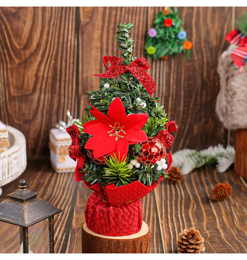 Mini Christmas Tree Decor 64g White Green 394cm — feature 7