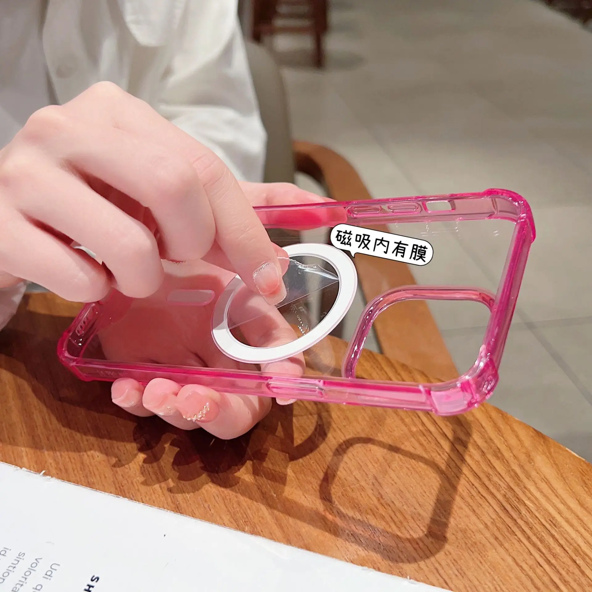 Magnetic Phone Case for iPhone 17Promax 16 Acrylic Anti-Fall — feature 18