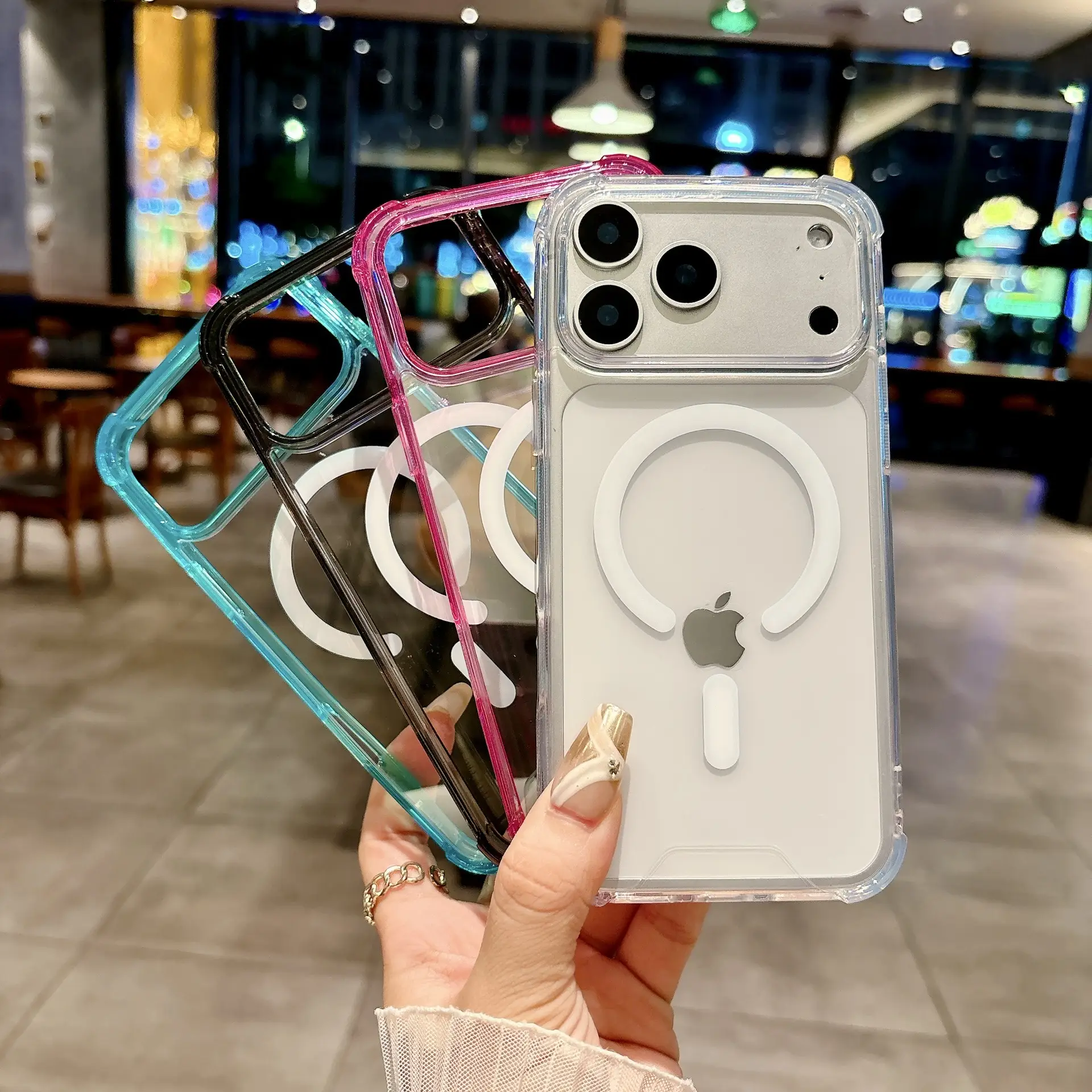 Magnetic Phone Case for iPhone 17Promax 16 Acrylic Anti-Fall — feature 27