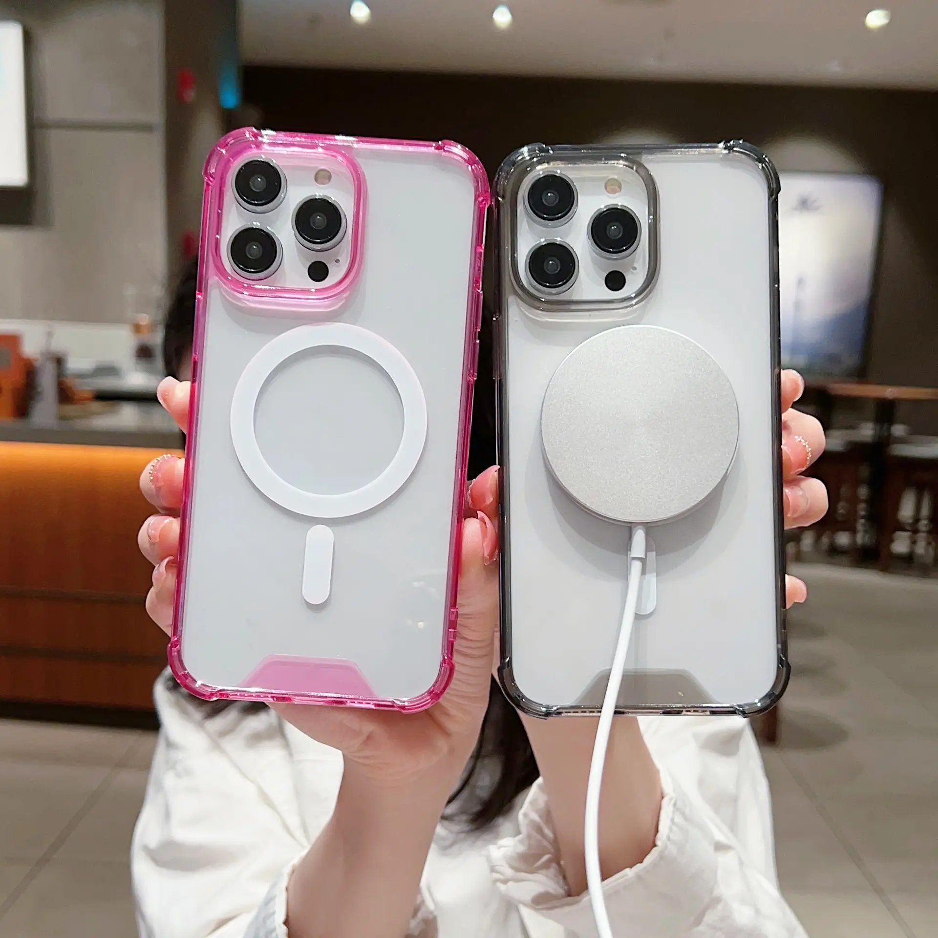 Magnetic Phone Case for iPhone 17Promax 16 Acrylic Anti-Fall — feature 6
