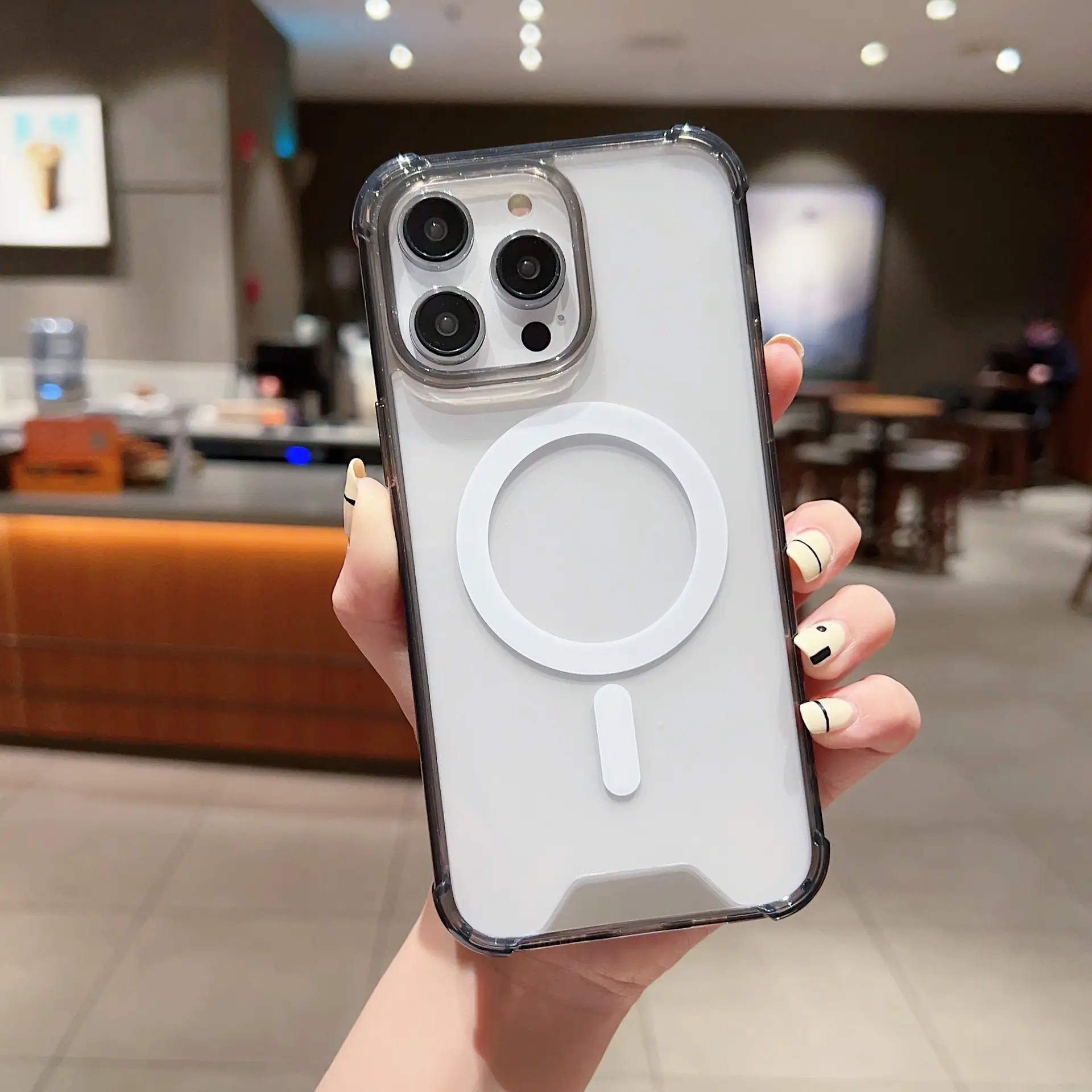 Magnetic Phone Case for iPhone 17Promax 16 Acrylic Anti-Fall — feature 9