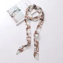 Imitation Silk Scarf Large Angle Floral Pattern — feature 17