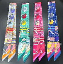 Imitation Silk Scarf Large Angle Floral Pattern — feature 27