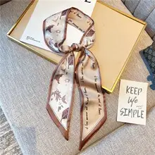 Imitation Silk Scarf Large Angle Floral Pattern — feature 7