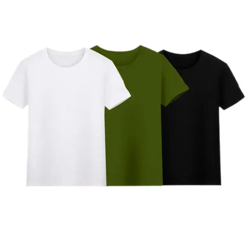 Men Cotton Round Neck TShirt Multi Color Summer Slim Fit - Image 10
