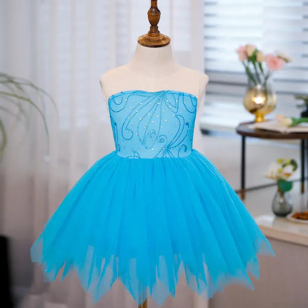 2023 Green Tinker Bell Sleeveless Girls Dress Medium — feature 5