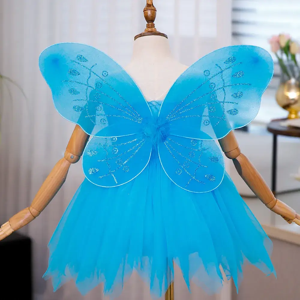 2023 Green Tinker Bell Sleeveless Girls Dress Medium — feature 9