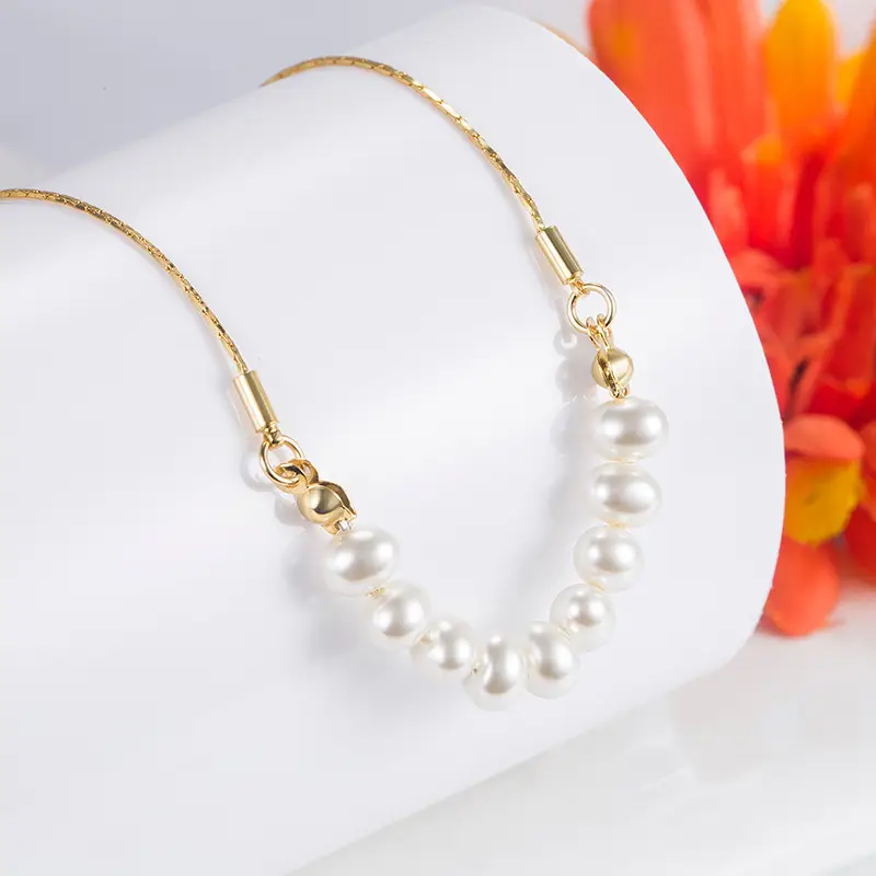 Freshwater Pearl Clavicle Necklace for Women — feature 4