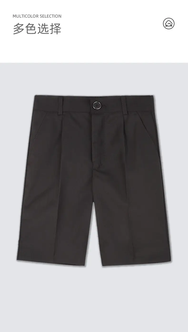 Children's Black Summer Shorts Pants for School Use — feature 11
