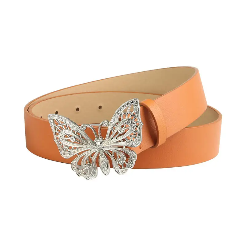 Alloy Butterfly Belt for Women with Rhinestone Design - Image 8