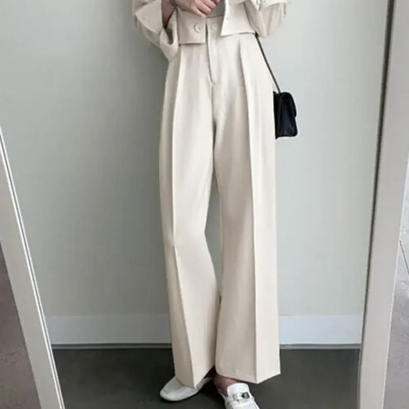 Women Pink Korean Style Suit Jacket 2025 Spring Fall Small