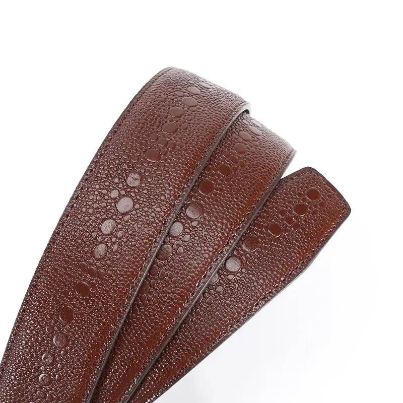 Men's Croc Belt Brown Black Silver Buckle Wholesale - Image 6