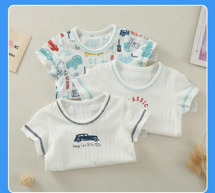 Japanese Classic Baby T-shirt White 2015 Cotton Summer — feature 13