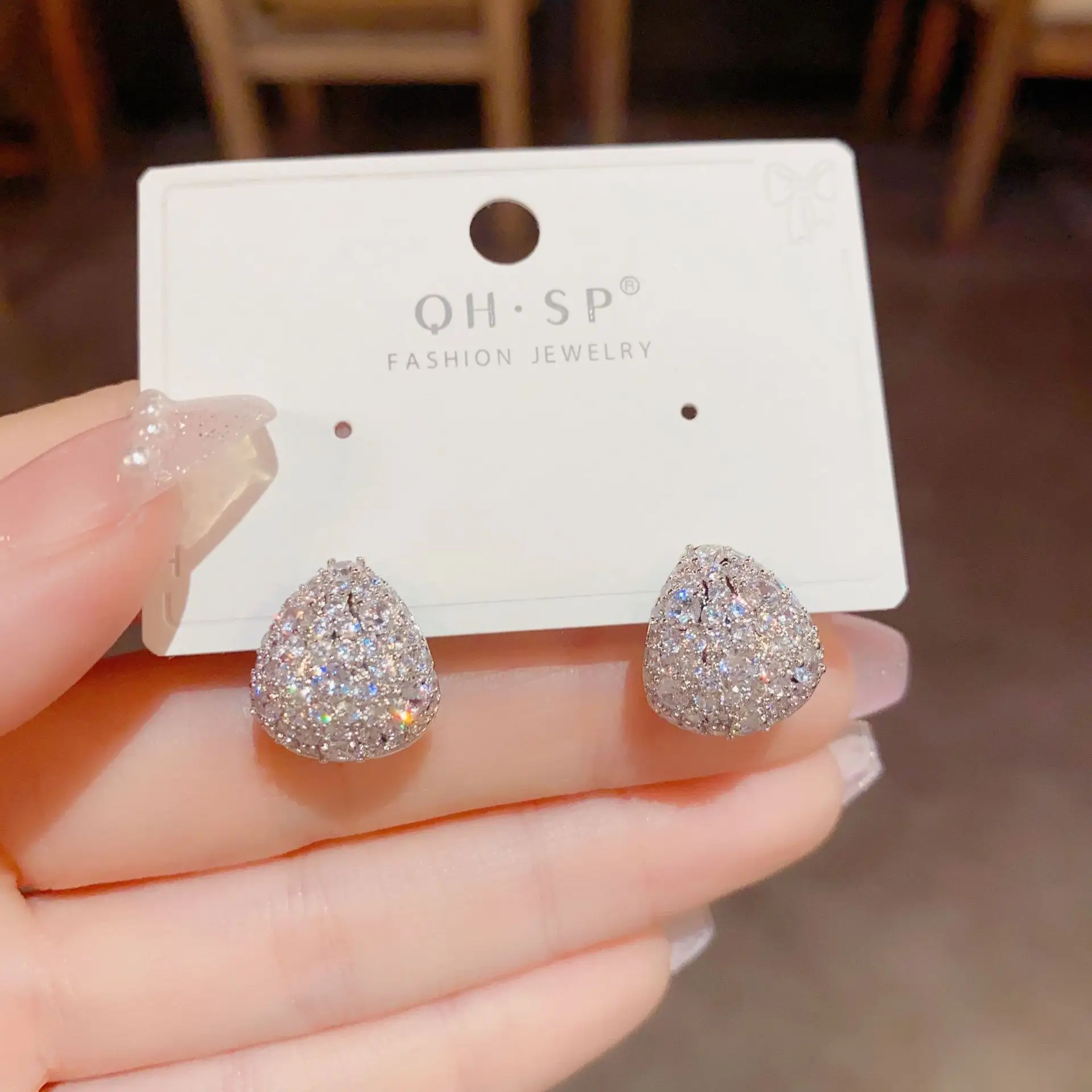925 Silver Zircon Pearl Geometric Earrings - Image 28
