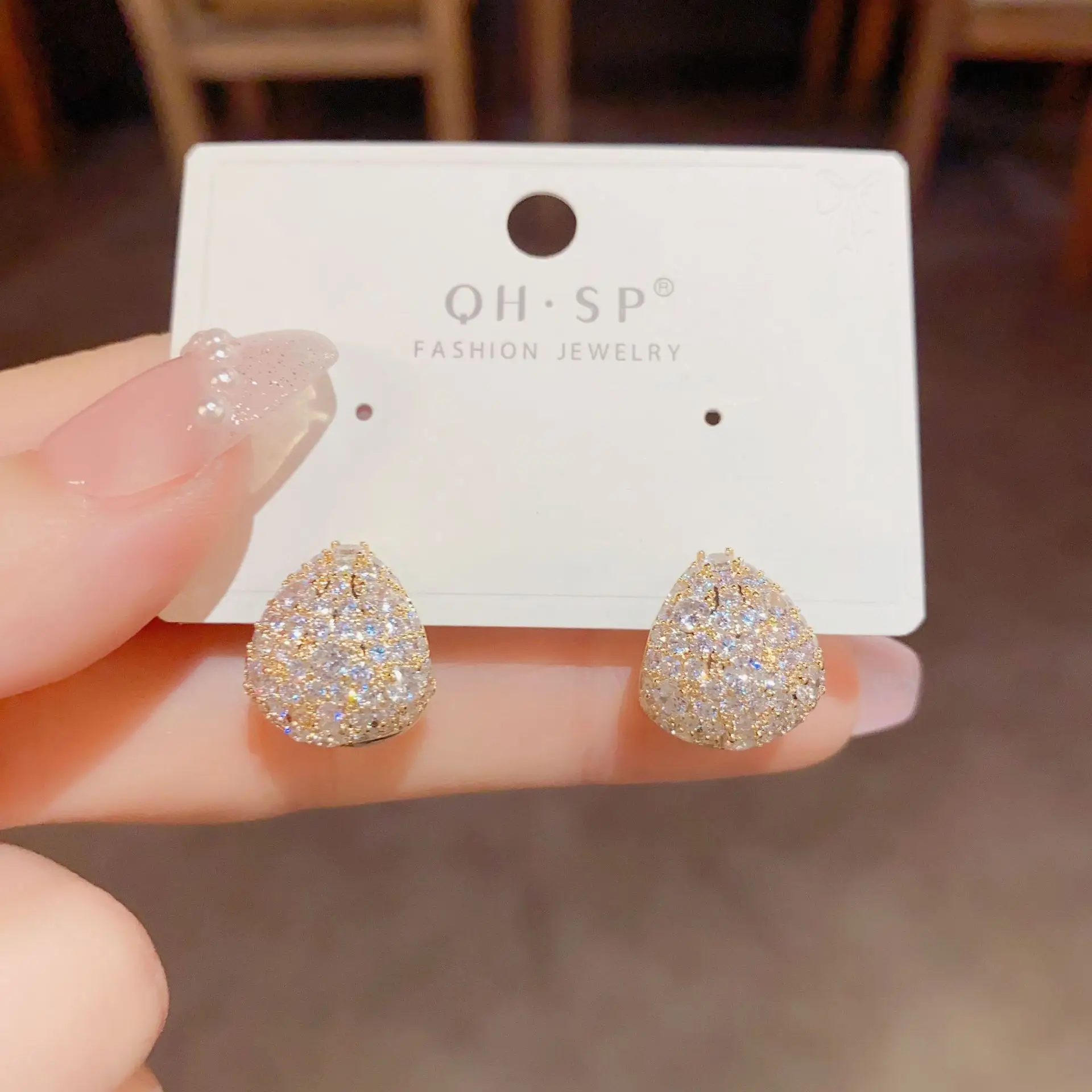 925 Silver Zircon Pearl Geometric Earrings - Image 29