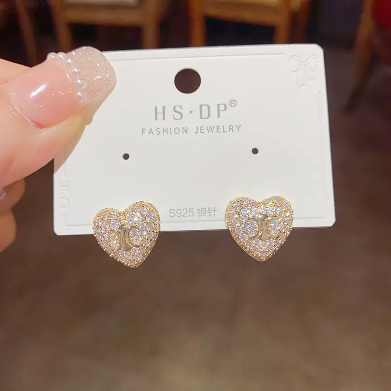 925 Silver Zircon Pearl Geometric Earrings — feature 23