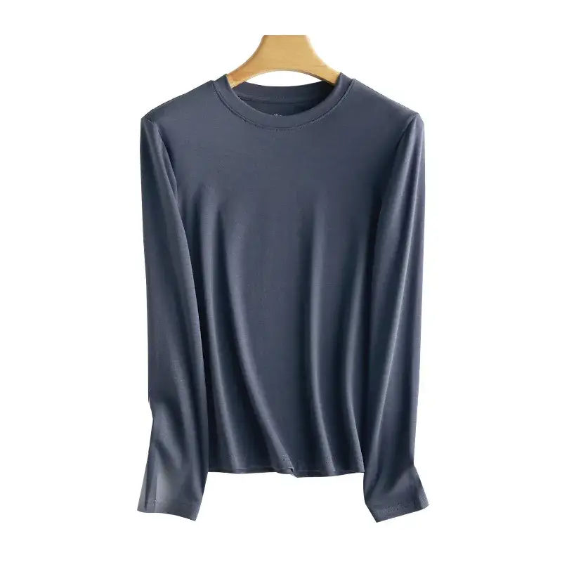 Women Cotton Moisture Absorbent Long Sleeve Top
