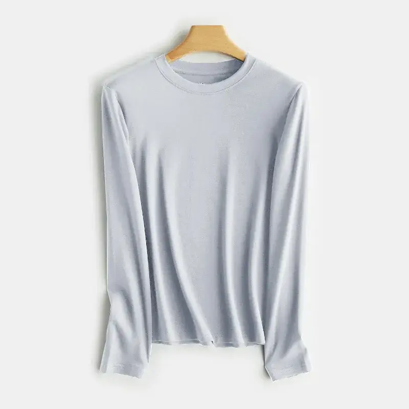Women Cotton Moisture Absorbent Long Sleeve Top