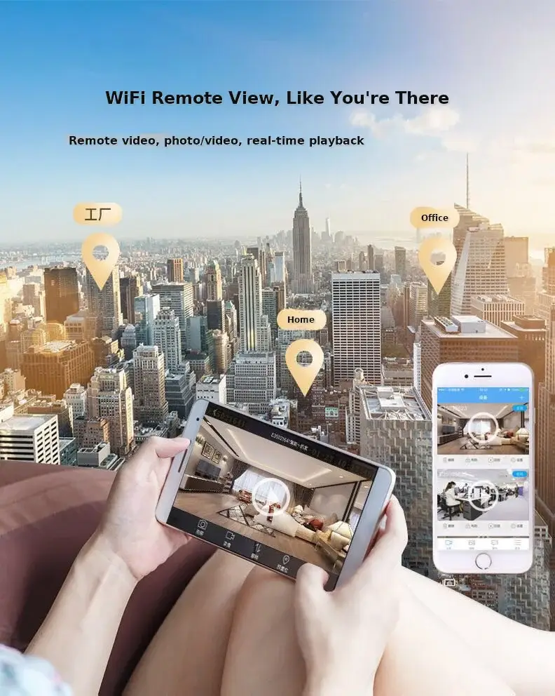 A9 Black Bean Home Surveillance Camera — feature 1