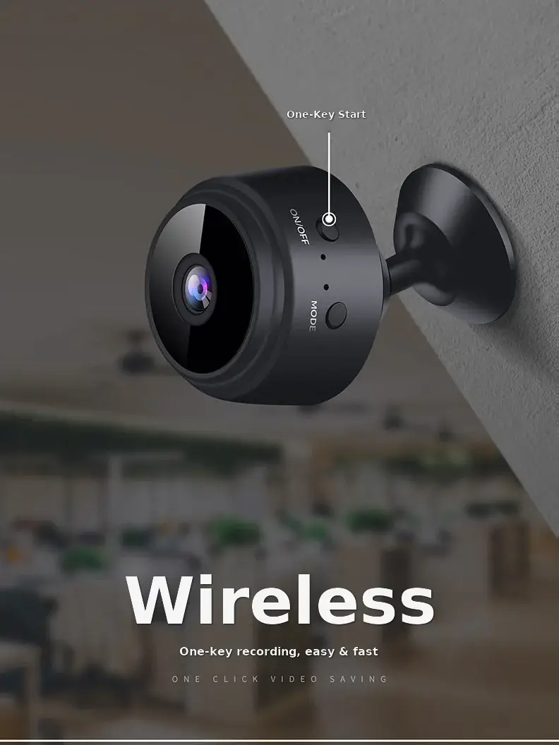 A9 Black Bean Home Surveillance Camera — feature 2