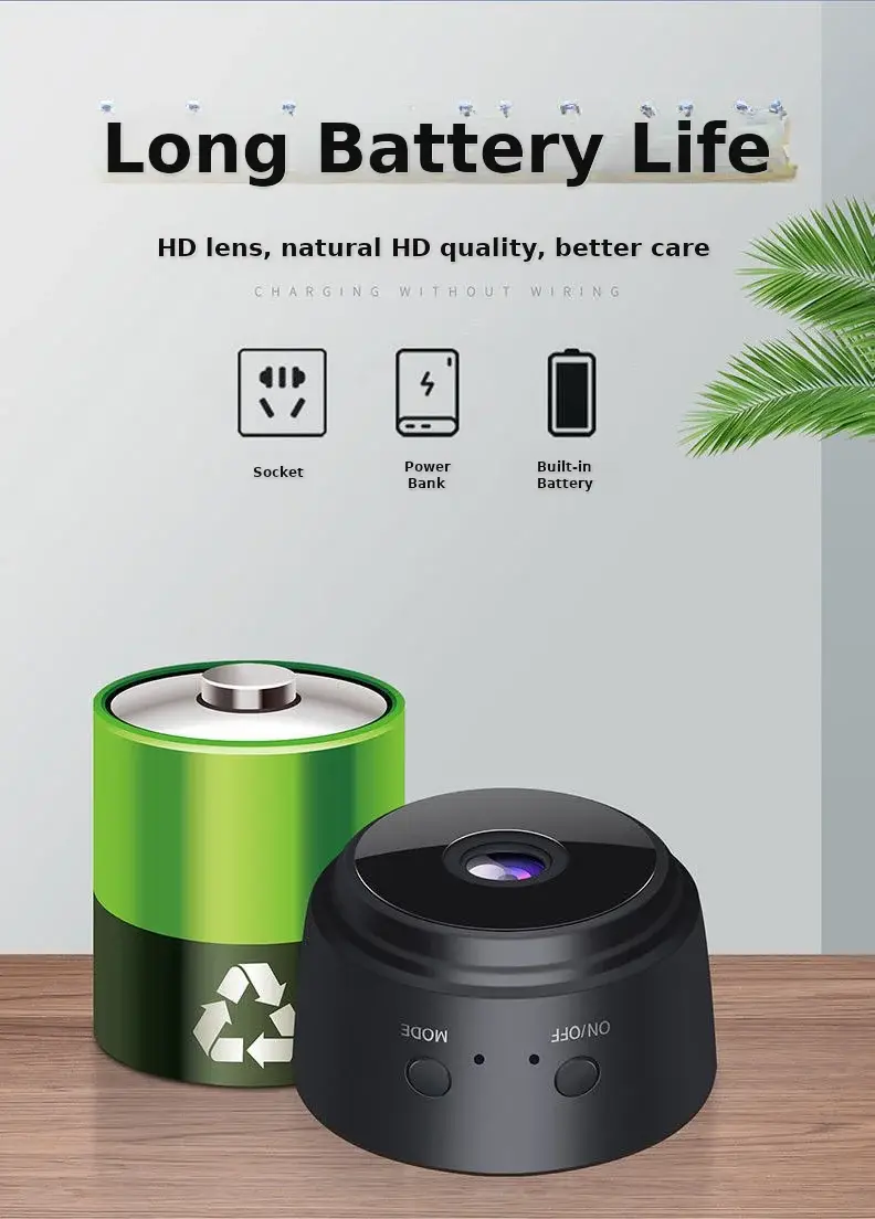 A9 Black Bean Home Surveillance Camera — feature 3