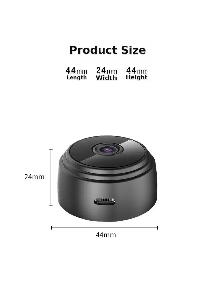 A9 Black Bean Home Surveillance Camera — feature 9