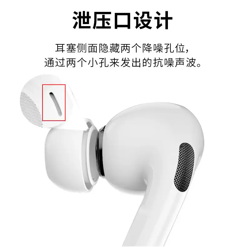 For AirPods Pro Ear Cap Apple Three Generation Pro2 Bluetooth Headset Silicone Cover Replacement Earplug Cover