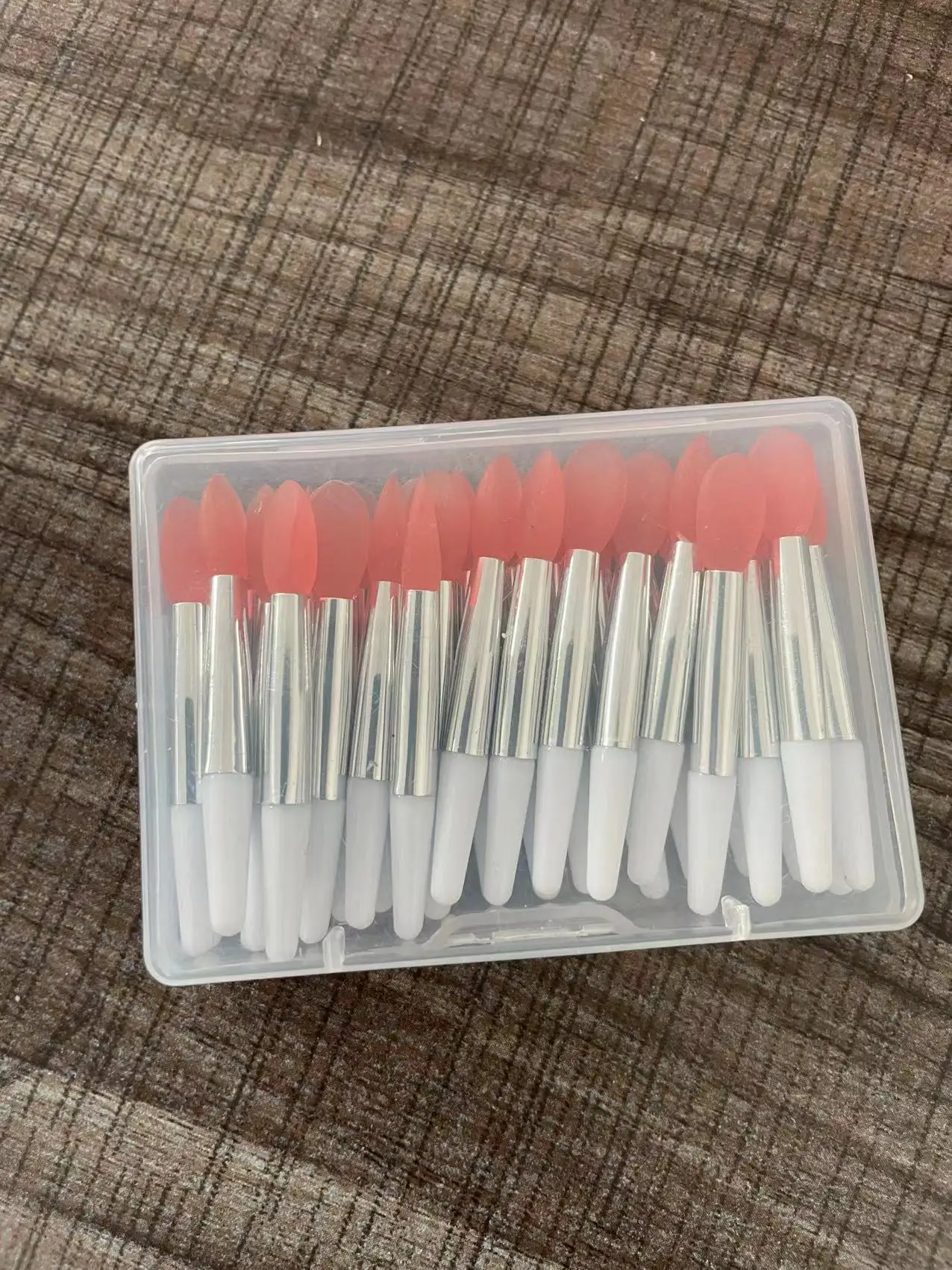Silicone Lip Brush with Sequins, Pink, Portable — feature 19