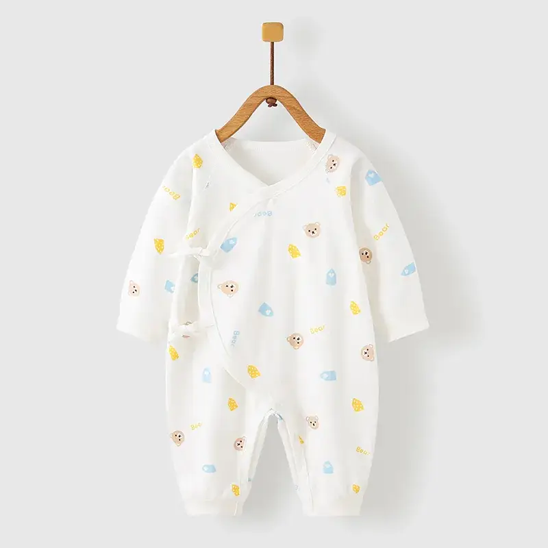 Newborn Cotton Jumpsuit Butterfly Print Class A - Image 9