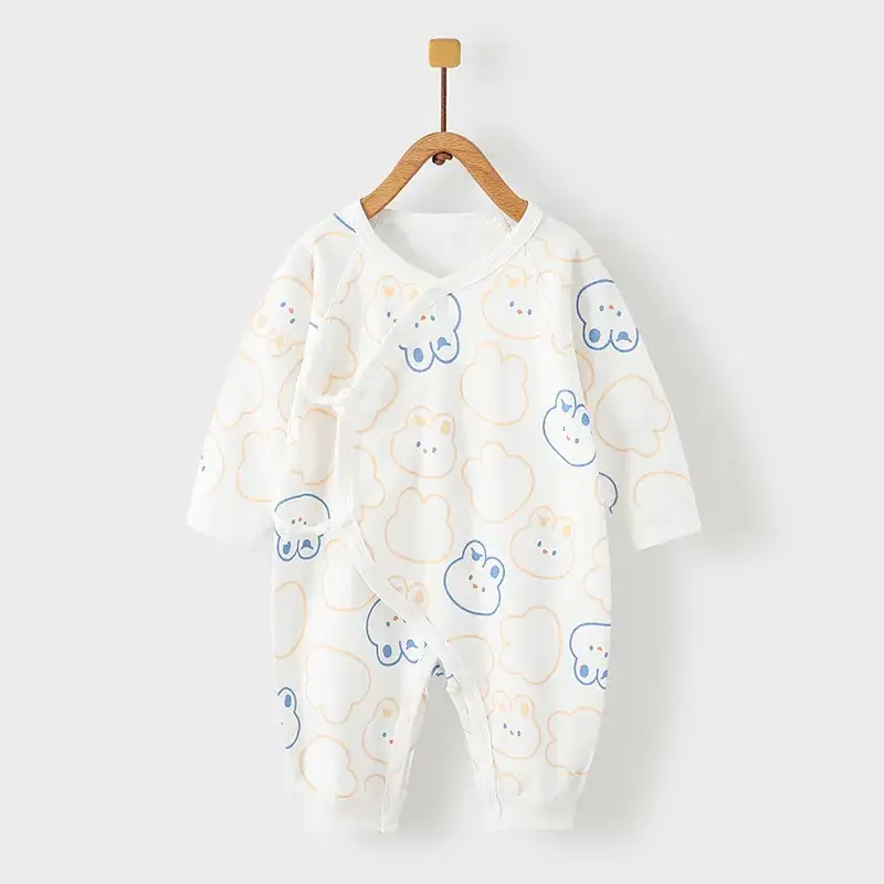 Newborn Cotton Jumpsuit Butterfly Print Class A - Image 4