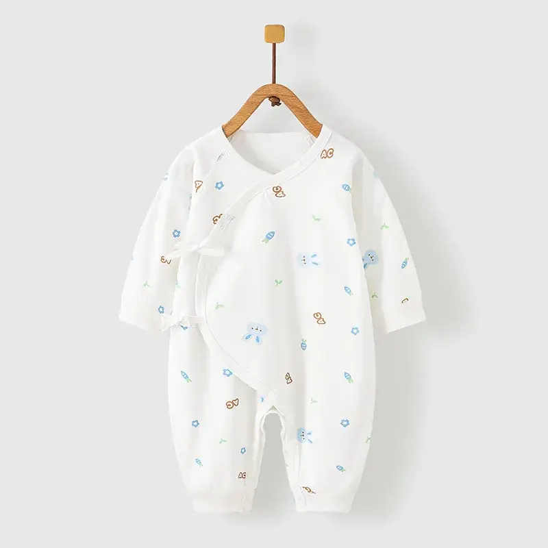 Newborn Cotton Jumpsuit Butterfly Print Class A - Image 5