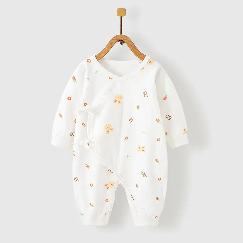 Newborn Cotton Jumpsuit Butterfly Print Class A - Image 6