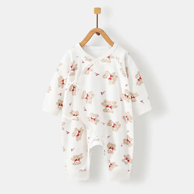 Newborn Cotton Jumpsuit Butterfly Print Class A - Image 7