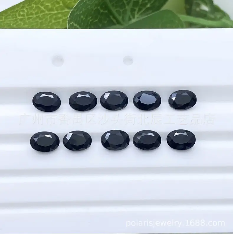 Natural Black Blue Oval Denier Stones 3x5mm-8x10mm — feature 5