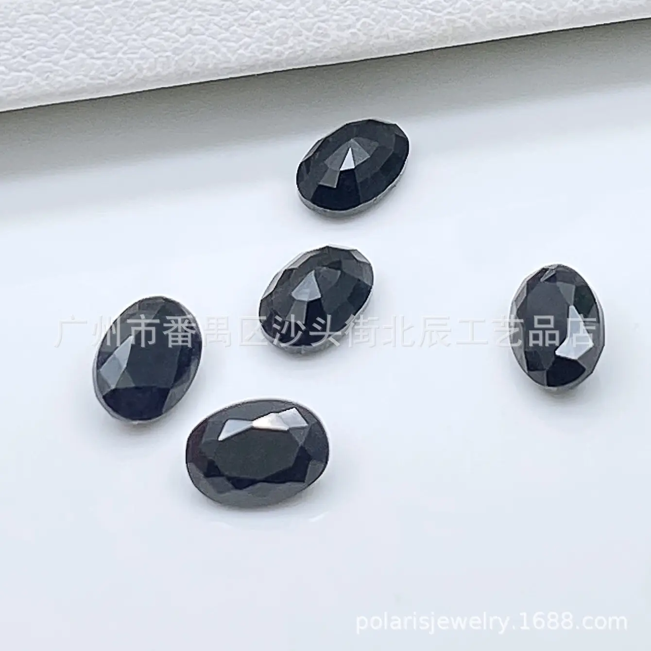 Natural Black Blue Oval Denier Stones 3x5mm-8x10mm — feature 8