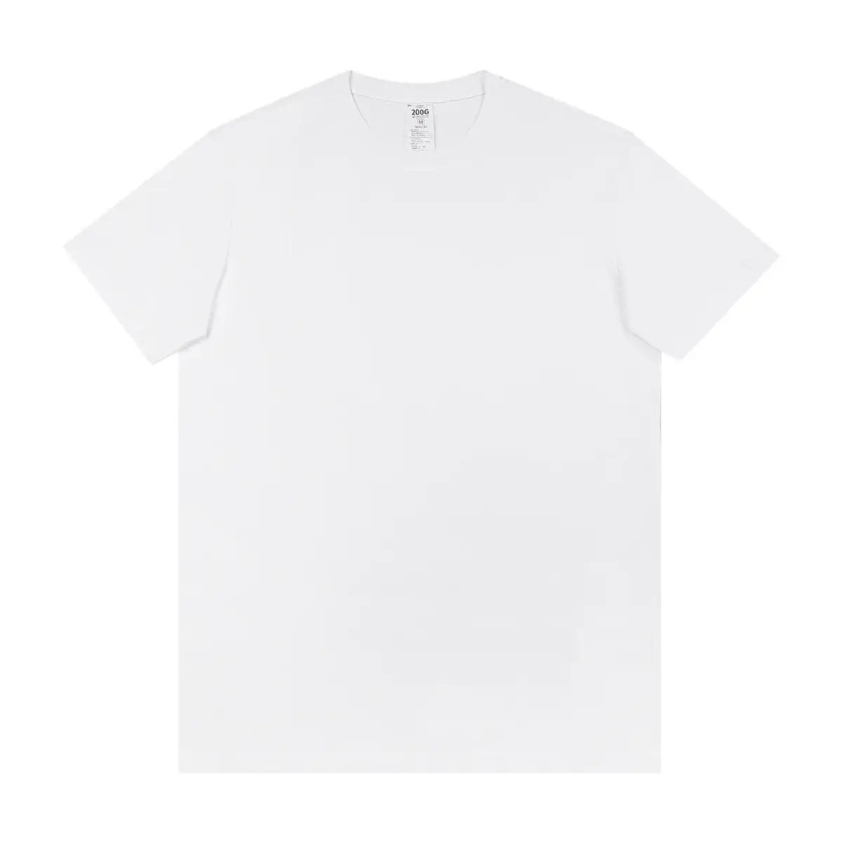 Men White Long Sleeve T-Shirt Summer Regular - Image 3
