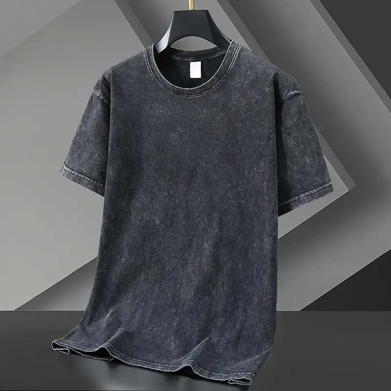 Men Distressed Oversize T-Shirt Multi Color - Image 11