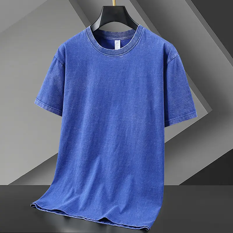 Men Distressed Oversize T-Shirt Multi Color - Image 5
