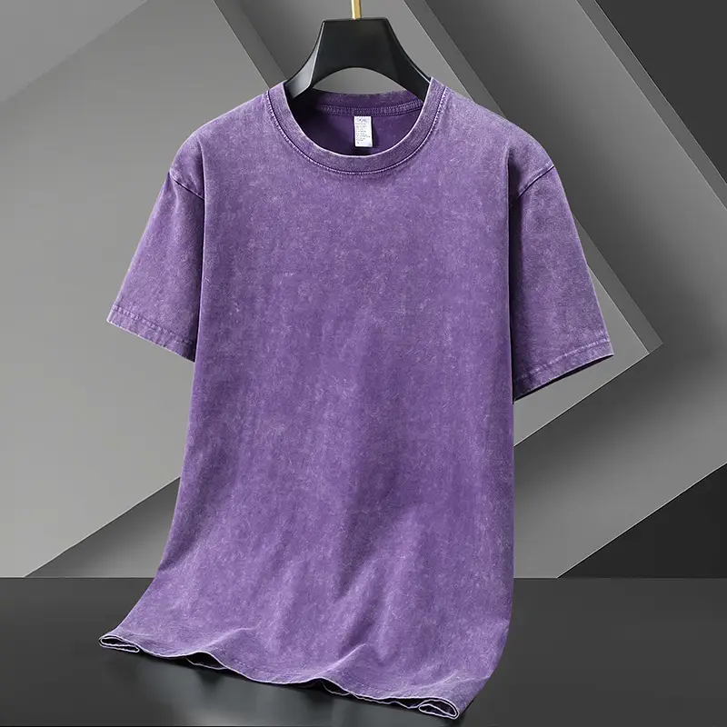 Men Distressed Oversize T-Shirt Multi Color - Image 6