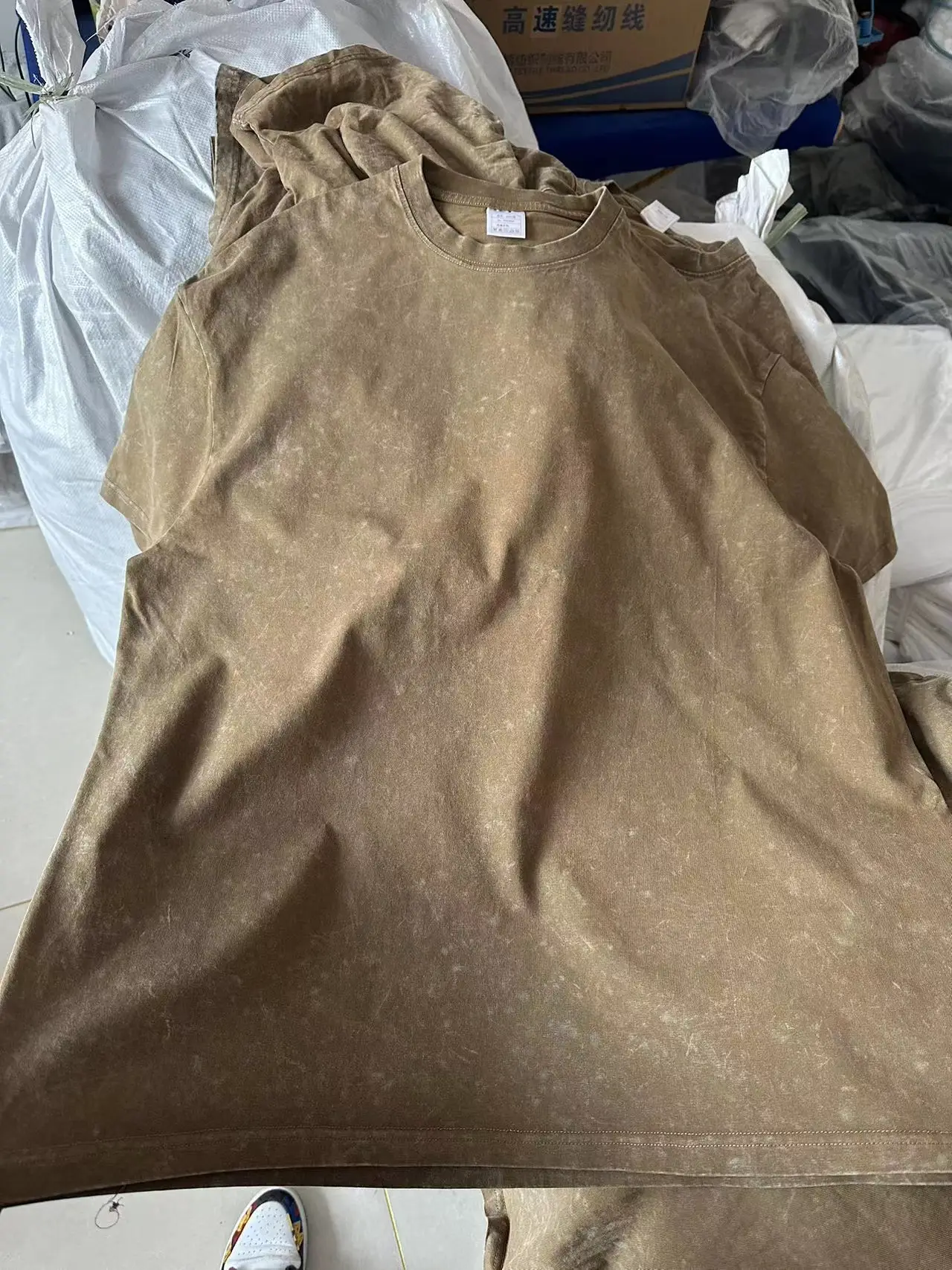 Men Distressed Oversize T-Shirt Multi Color - Image 7