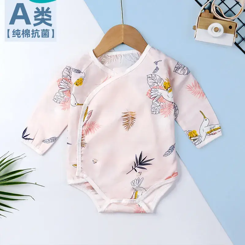 Baby Romper Pure Cotton Newborn Jumpsuit for Boys Girls Thin Korean Style