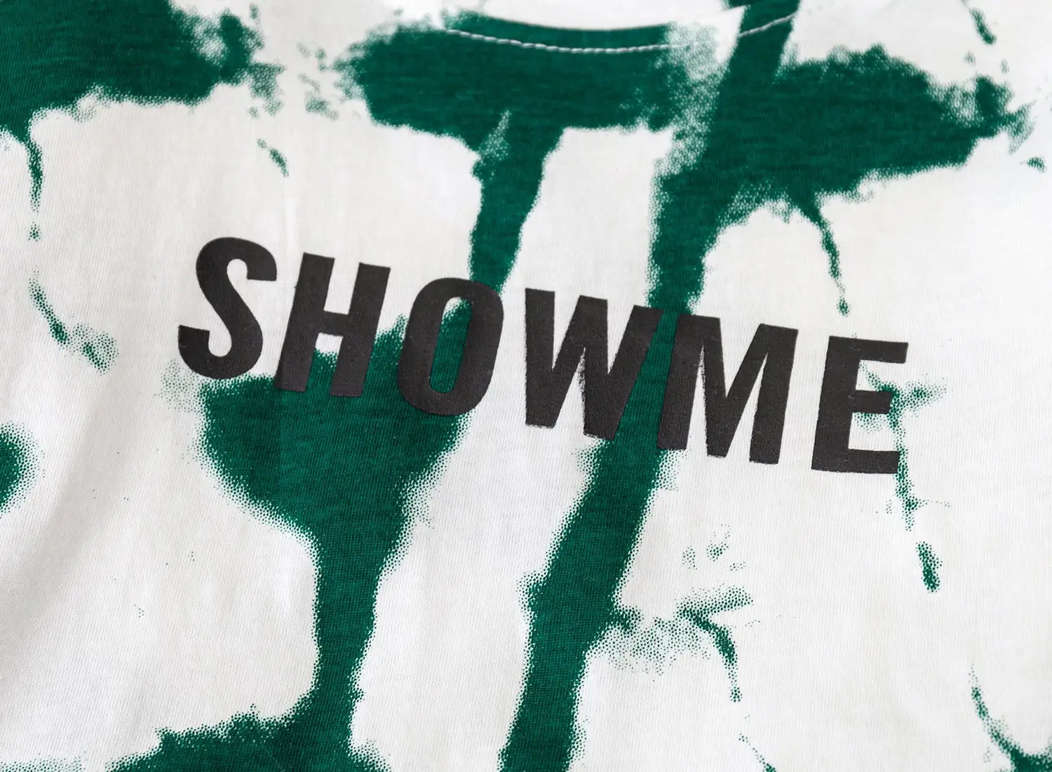 2025 Kids Tie-Dye Short Sleeve T-Shirt Green Brown White — feature 11