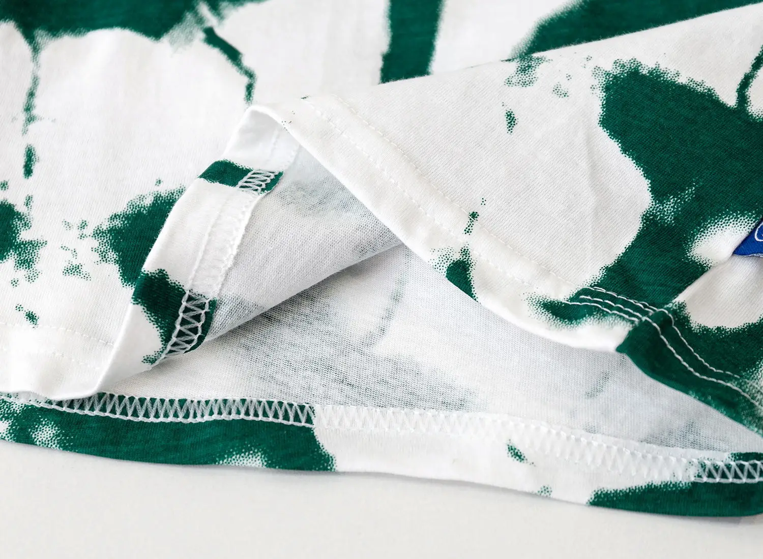 2025 Kids Tie-Dye Short Sleeve T-Shirt Green Brown White — feature 13