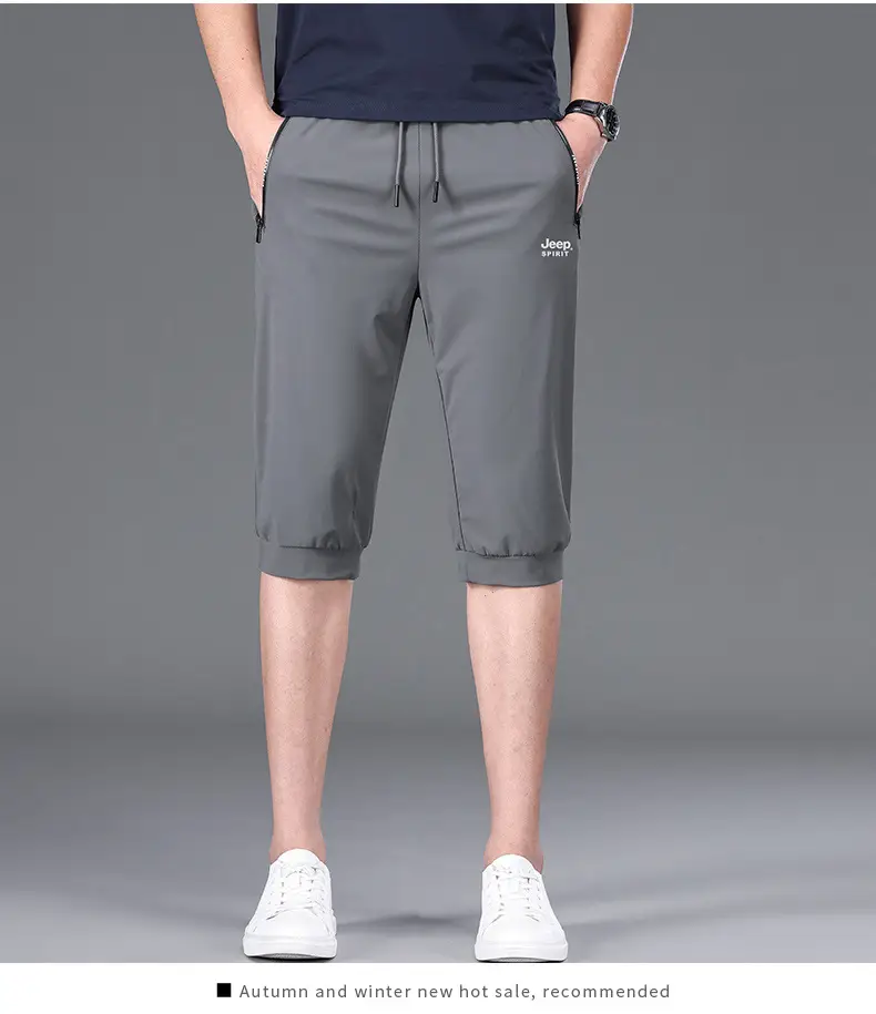 JEEP SPIRIT Men Navy Cropped Shorts 7272 — feature 14