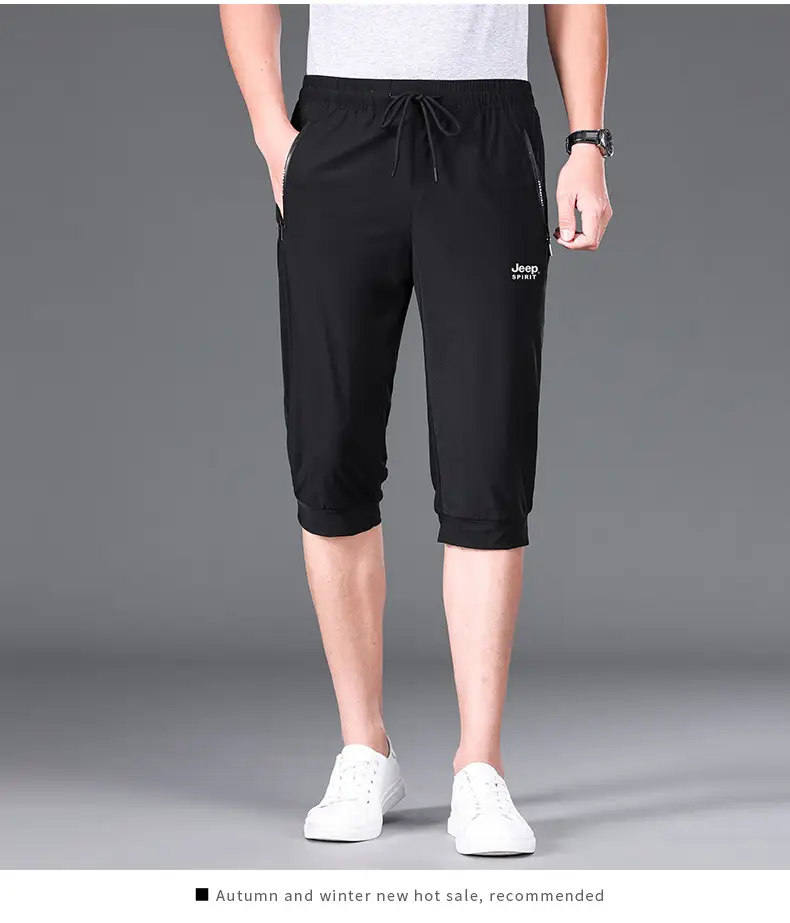JEEP SPIRIT Men Navy Cropped Shorts 7272 — feature 21