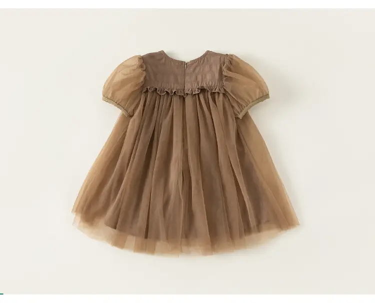Girls Tulle Skirt Princess Tutu Dress Cream — feature 18