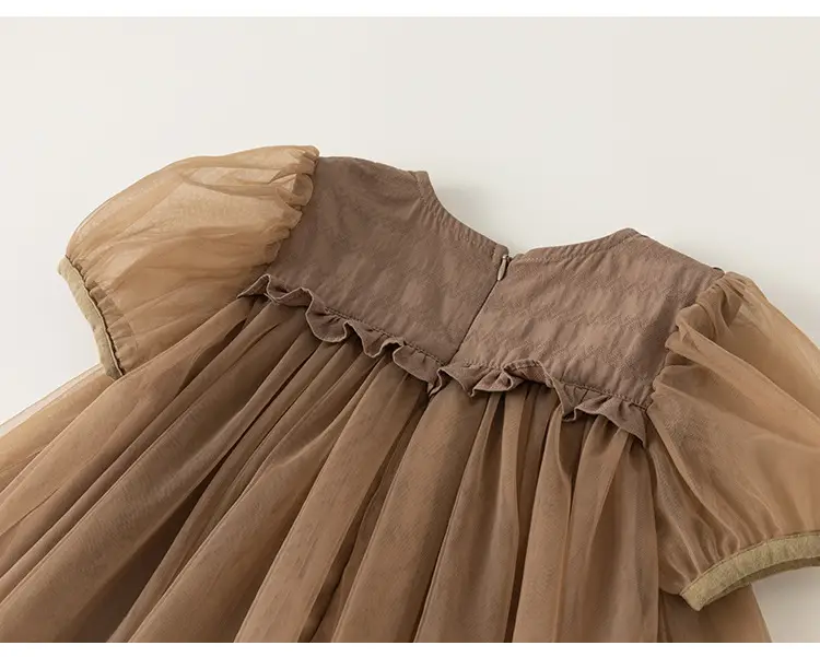 Girls Tulle Skirt Princess Tutu Dress Cream — feature 21