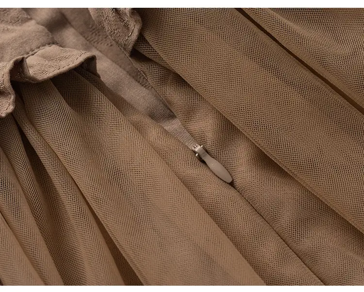 Girls Tulle Skirt Princess Tutu Dress Cream — feature 22