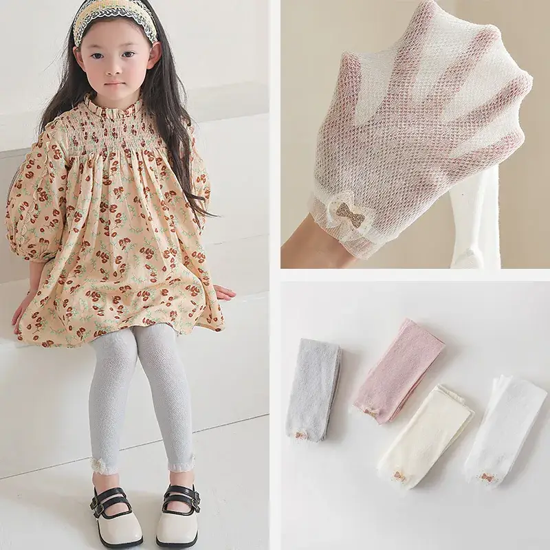 Summer Anti-Mosquito Mesh Pants for Girls Ankle Length - Image 6